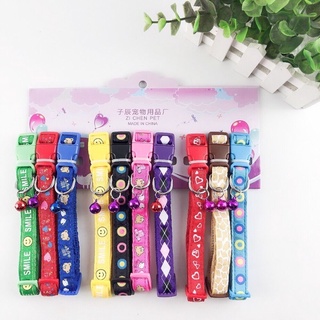 Vòng cổ kèm chuông dành cho chó mèo thú cưng bản rộng 1,5cm
