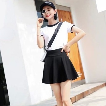 Chân váy chữ A Perty xếp ly dáng ôm kiểu Hàn Quốc dễ thương cho nữ