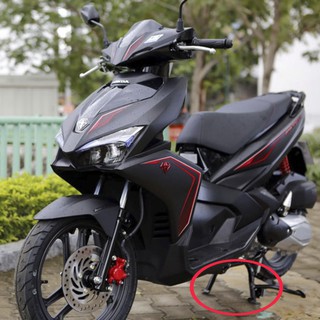Chân chống đứng/ nghiêng không điện/có điện -Gác để chân sau gập - giảm sóc xe AIRBLADE