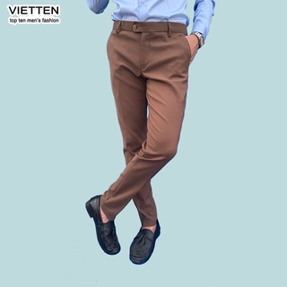 Quần âu nam thời trang cao cấp co dãn 4 chiều dáng trẻ - QA-TRE - Hàng mới về