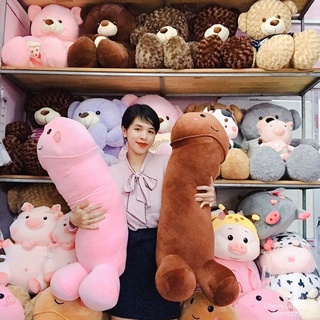 Gấu Bông Gối Ôm Ciu Ciu To Size 1m1 Chất Miniso Co Dãn 4 Chiều