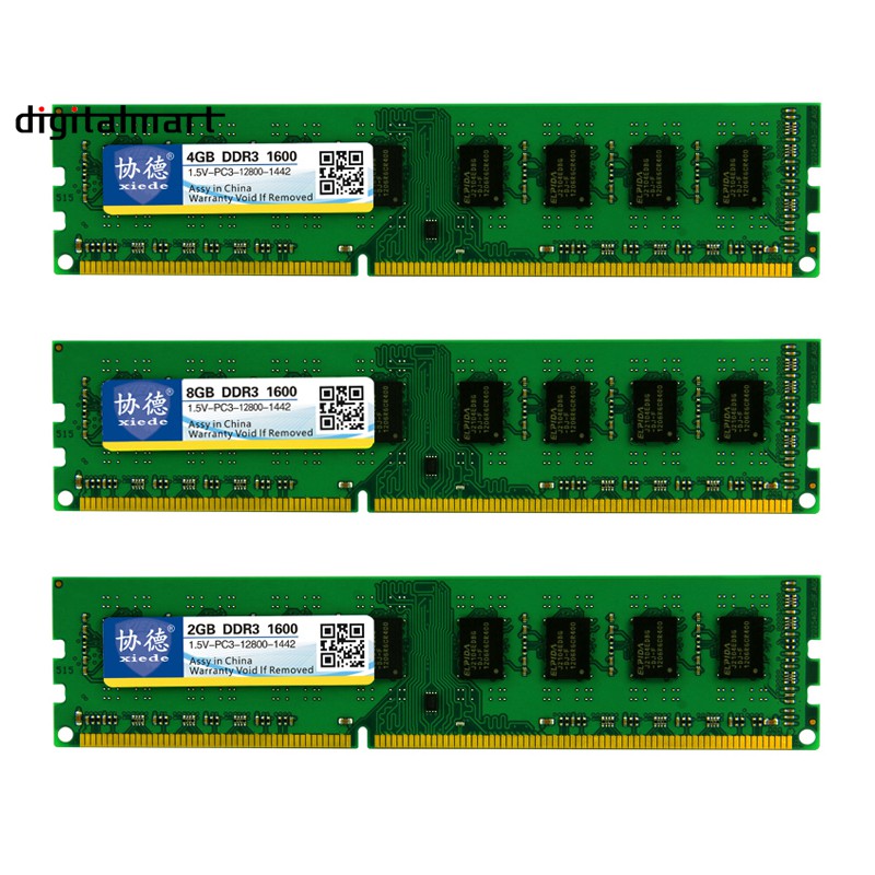 Bộ nhớ RAM máy tính DDR3 1600 4GB pc3-12800 240pin DIMM 160 kênh