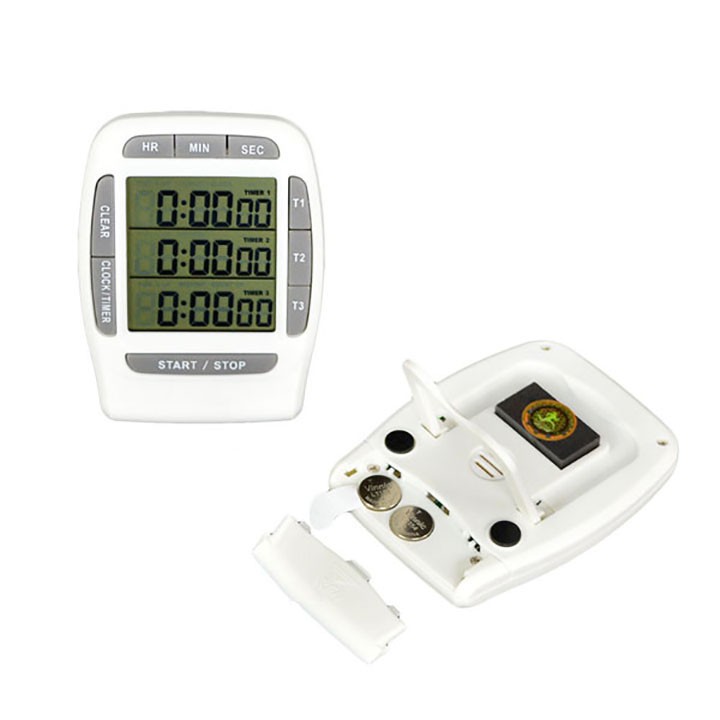 Đồng hồ bấm giờ đếm ngược 🍀FREESHIP🍀 Đồng hồ bấm giờ đếm ngược DOVA 3in1 PS-370