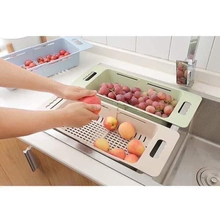 Khay gác chậu rửa đa năng thu gọn, rổ gác bồn rửa chén Song Longgác thông minh đa năng có thể điều chỉnh kích thước