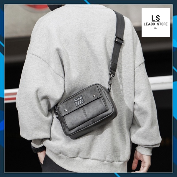 [Hàng Cao Cấp] Túi Da Đeo Chéo OUMU Nam Nữ Chất Liệu Da PU Cao Cấp, Kiểu Dáng Thời Trang Bền Đẹp, Đa Năng Tiện Lợi | BigBuy360 - bigbuy360.vn