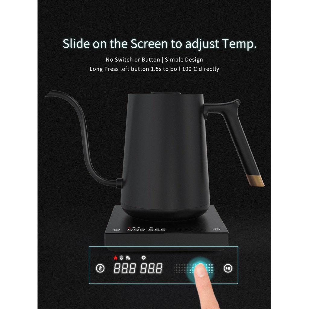 Timemore - Ấm điện có vòi rót FISH SMART / Mỏng