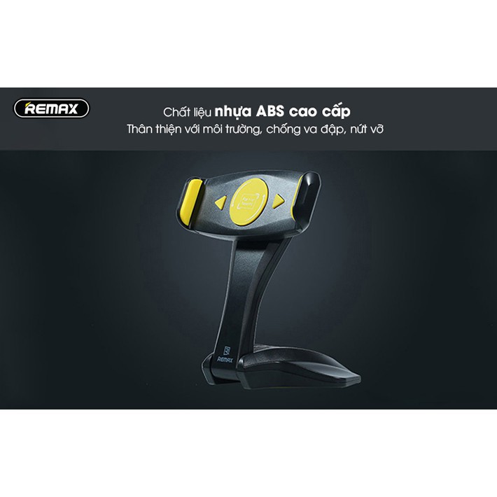 CHÍNH HÃNGGiá đỡ kẹp máy tính bảng Ipad/iphone Remax RM - C16 Xoay 36 chơi game học online livestream