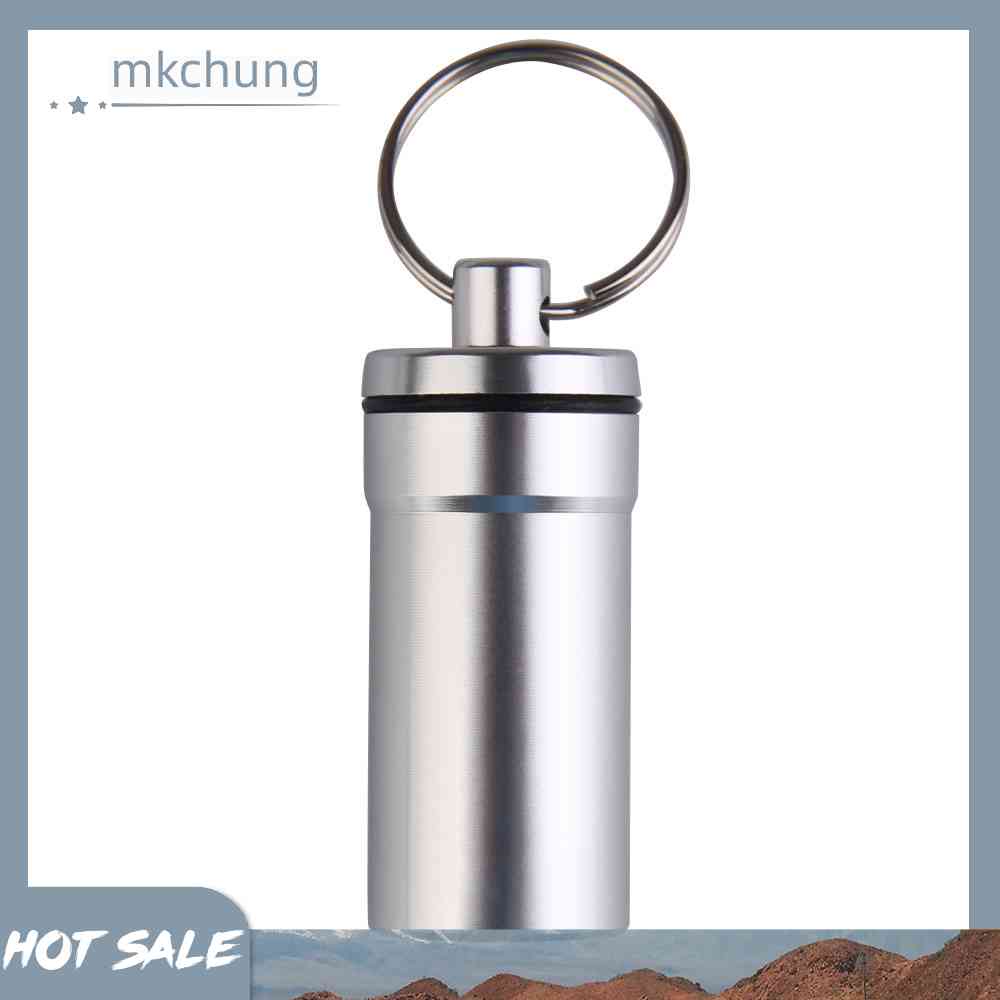 Hộp Đựng Thuốc Viên Có Móc Khóa Chống Nước Tiện Dụng