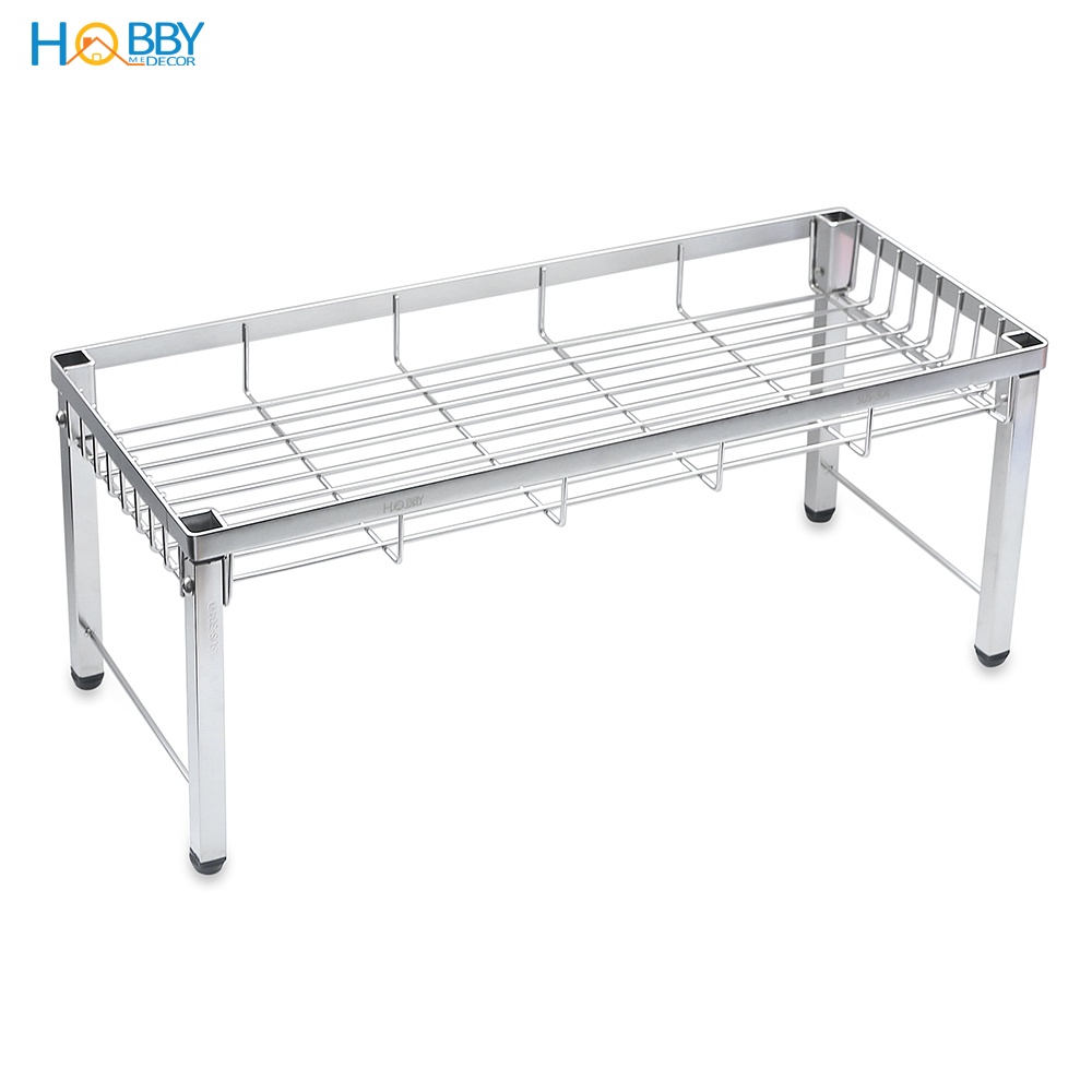 Kệ để đồ nhà bếp Inox 304 xếp tầng tùy chọn HOBBY Home Decor NBT 2 size tùy chọn không rỉ sét