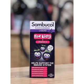 Tăng đề kháng Sambucol - Anh (1-12y) (120ml)