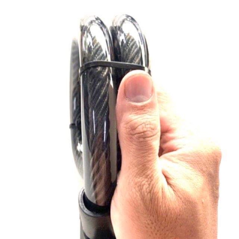 Khoá dây cáp chống trộm xe máy Onika dày 22mm dài 1m2