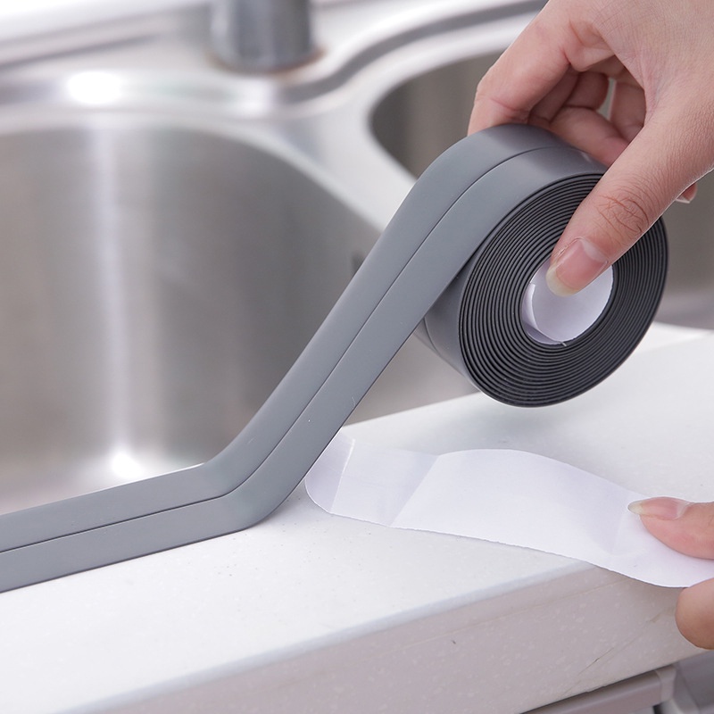 Miếng Dán Viền Bồn Rửa Chén Bằng Nhựa PVC Tiện Dụng