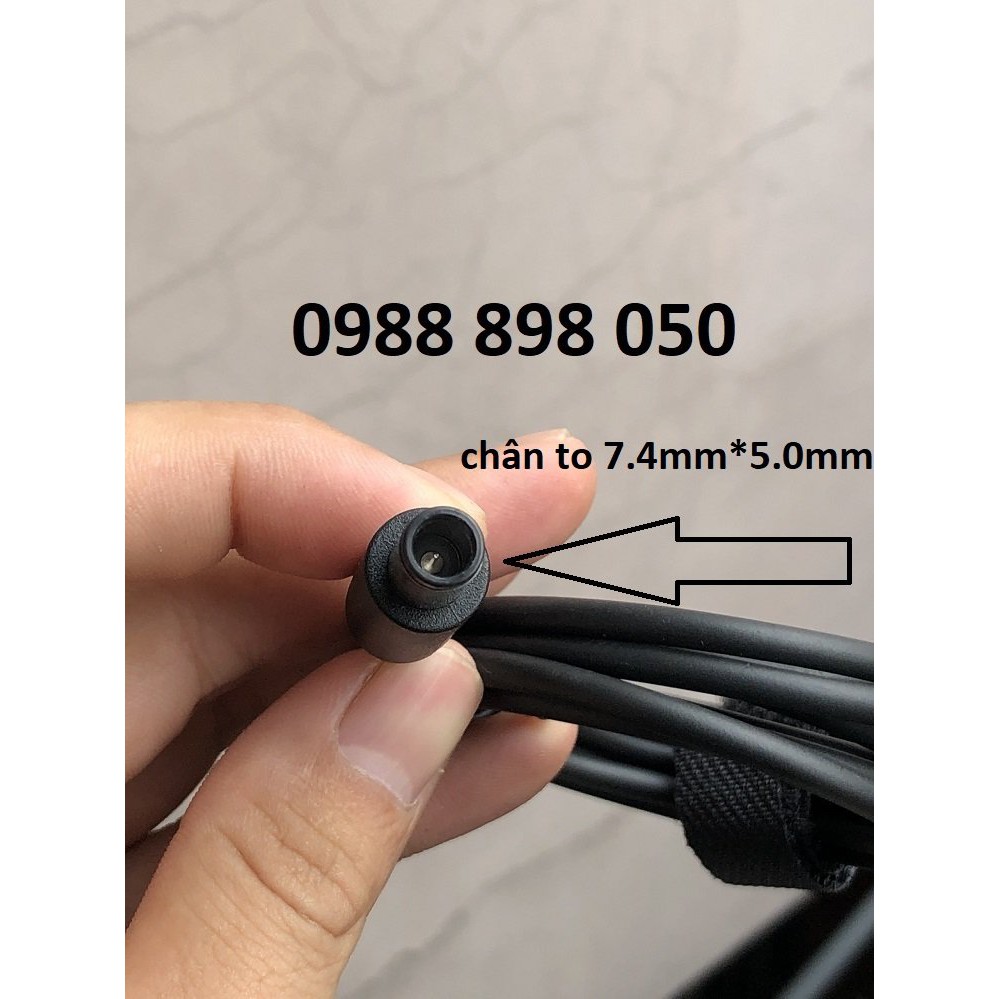 cáp cạc chuyển usb c sang sạc laptop hp 7.4mm*5.0mm chân kim to (type-c to hp)