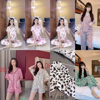 pijama tay cọc quần dài .đồ ngủ mặc nhà .chất kate thái
