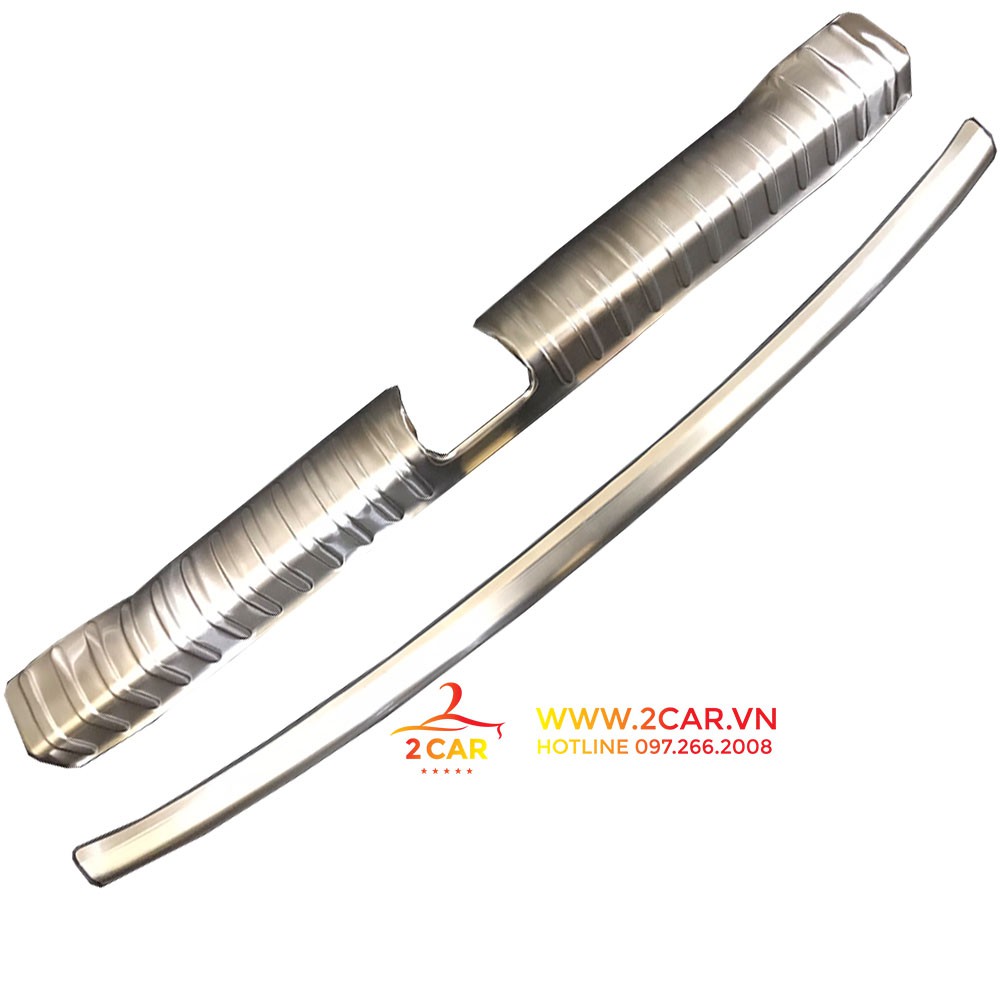 Ốp chống trầy cốp trong, ngoài xe Honda City 2015- 2016 2017 2018 2019 2020- Hàng inox cao cấp