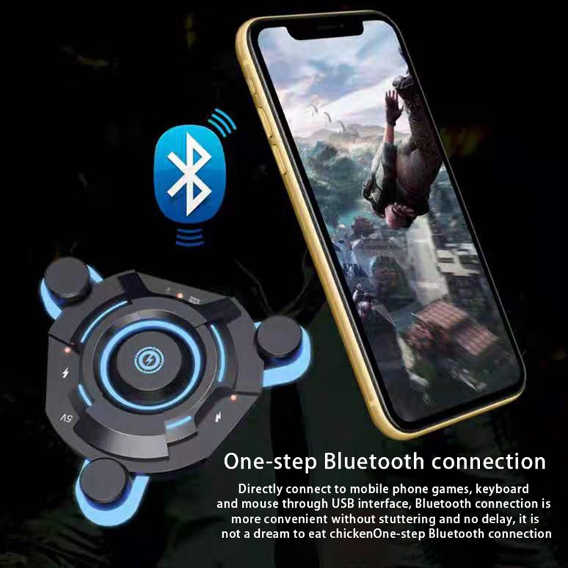 Bộ Bàn Phím Và Chuột Không Dây Kết Nối Bluetooth Cho Điện Thoại Ios Android
