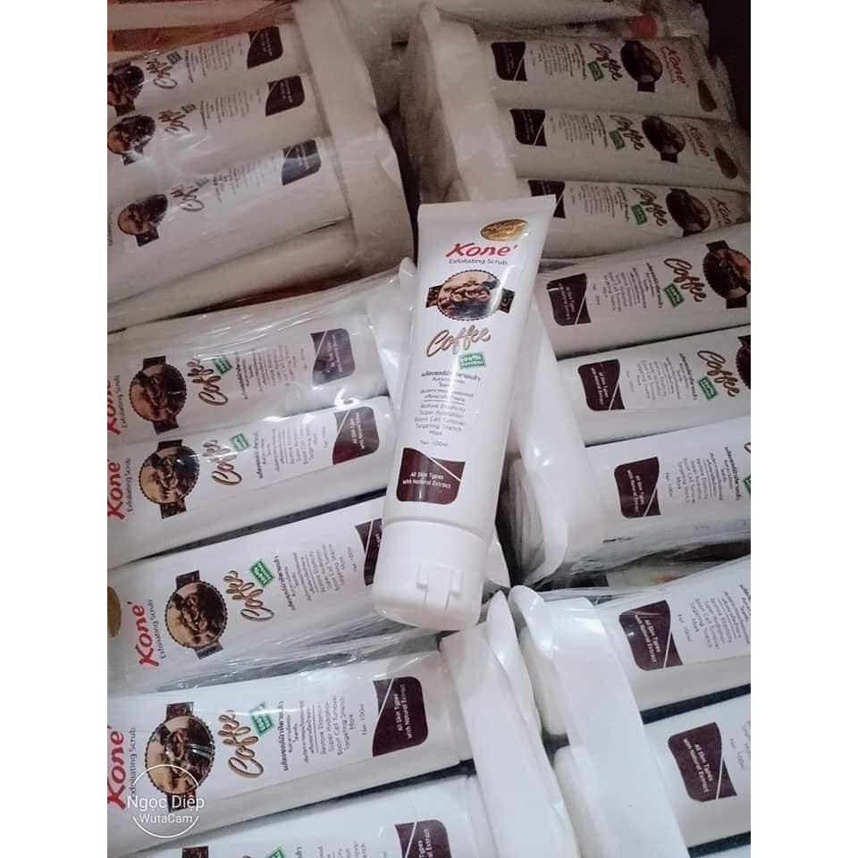 Tẩy da chết mặt cà phê