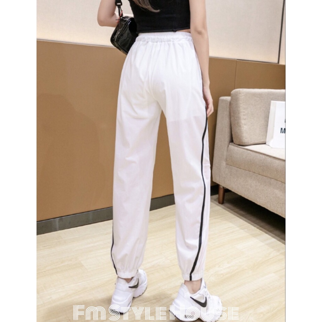 Quần jogger đũi nữ FMStyle ống chun cá tính lưng thun dễ phối đồ phong cách ullzang thể thao 210913150