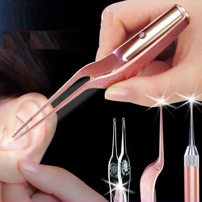 Bộ Lấy Ráy Tai Đèn LED, Dụng Cụ Lấy Ráy Tai Mũi Chuyên Nghiệp An Toàn Có Đèn Thông Minh Cao Cấp Dùng Cho Cả Gia Đình