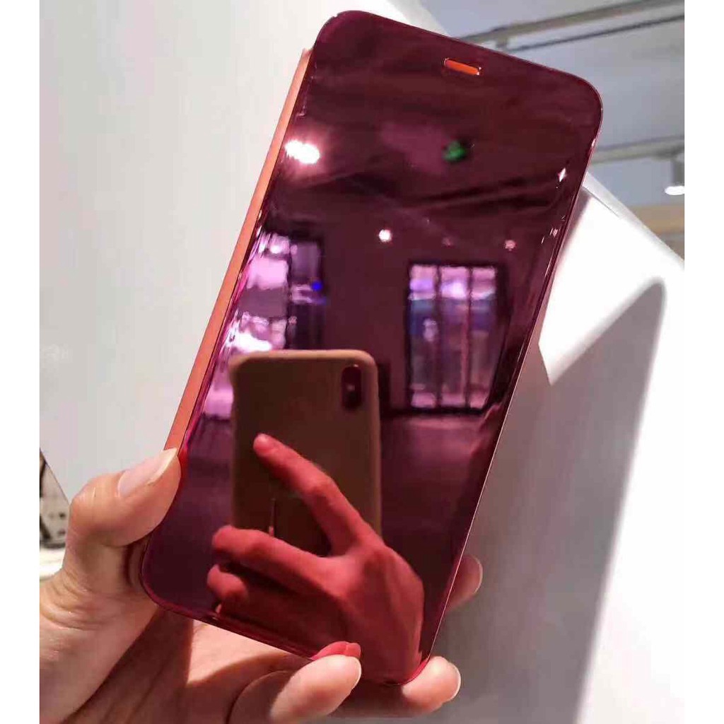 Ốp điện thoại nắp lật mặt gương thông minh cho Samsung S6 S7 NOTE5 NOTE8 S8 S8PLUS