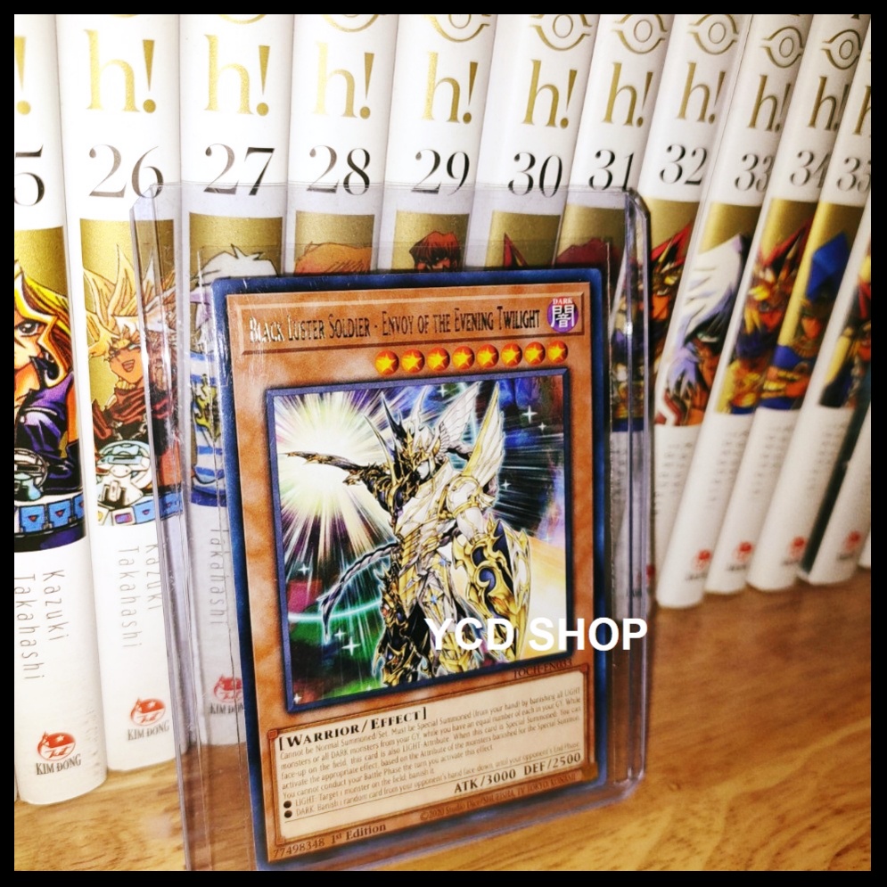 Thẻ bài Yugioh chính hãng Black Luster Soldier – Envoy of the Evening Twilight – Rare