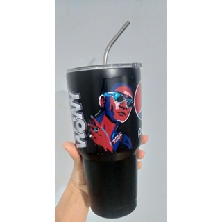 Ly giữ nhiệt Pepsi RapViệt 900ml (kèm ống hút)