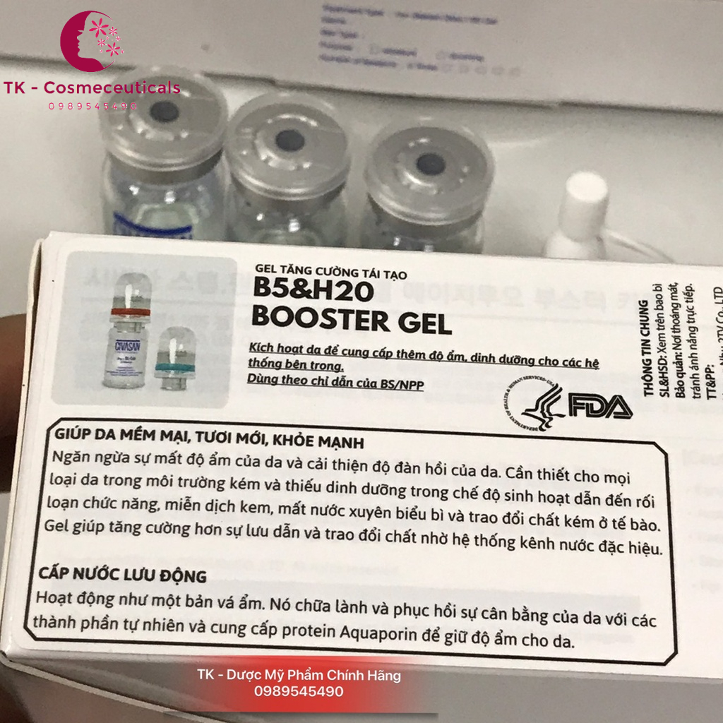 Tinh Chất Căng Bóng Siêu Phục Hồi CIVASAN B5 GEL H20 BOOSTER - 5ml