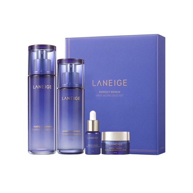 Bộ Chống lão hoá đỉnh cao Laneige Perfect renew Anti—aging duo set