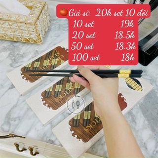 Đũa hợp kim mạ vàng