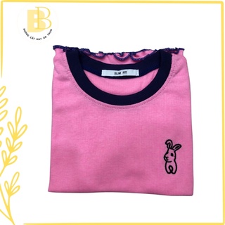 ÁO CROPTOP THÊU THỎ PHỐI CỔ CH002
