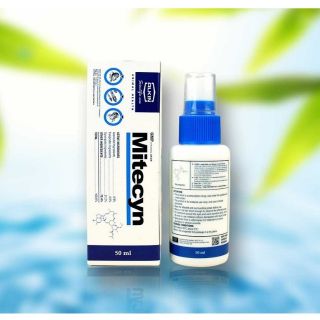AlKin mitecyn( cam kết hàng thật) Xịt trị ve rận, ghẻ, viêm da nấm ngứa