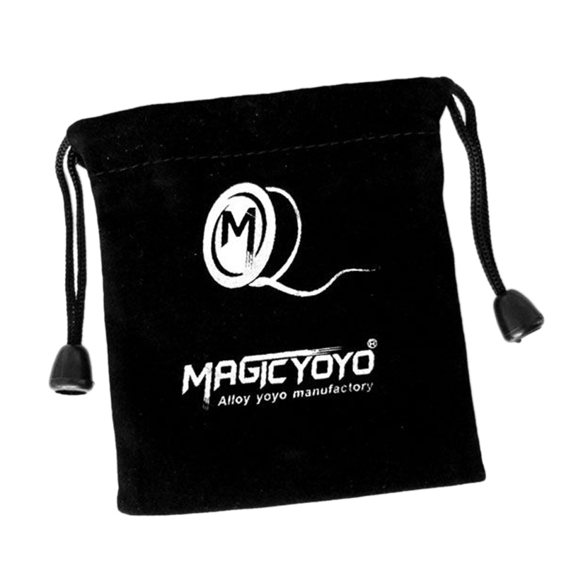 Bộ Đồ Chơi Yoyo MAGICYOYO N8 Bằng Hợp Kim Nhôm Kèm 5 Dây + Găng Tay + Túi Đựng Màu Đen