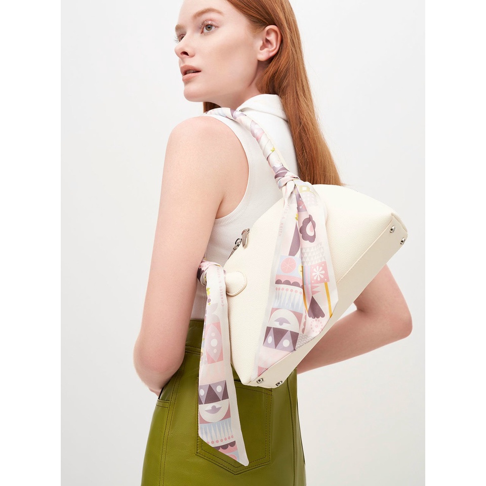 túi kẹp nách nữ kèm khăn lụa ck2-20270883 size 29cm đủ màu