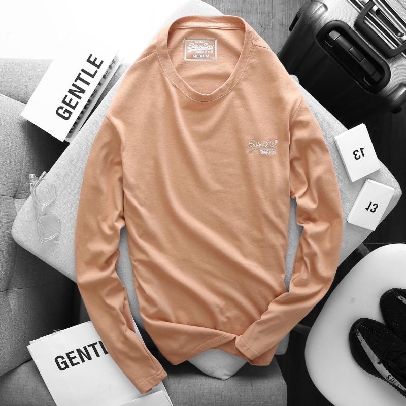 Áo thun nam tay dài cotton mềm