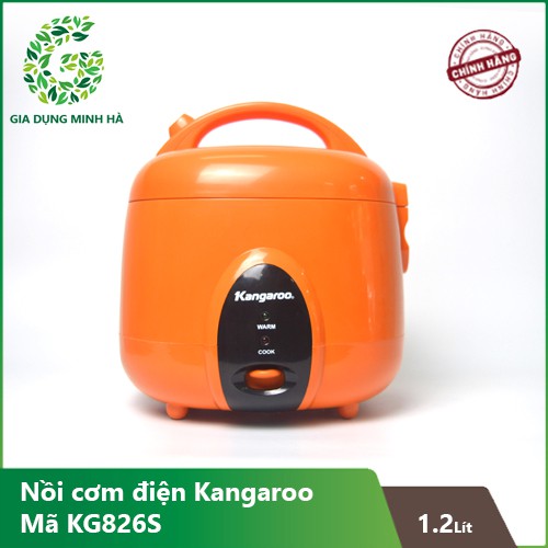Nồi cơm điện 1.2 lít Kangaroo KG826S bảo hành chính hãng 12 tháng