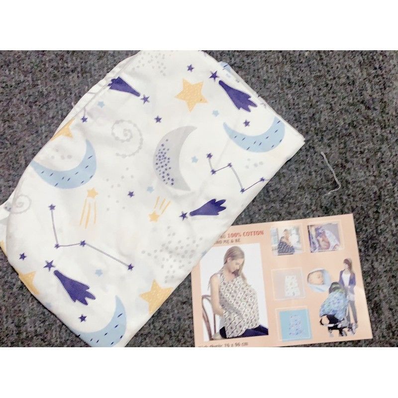 Khăn choàng cho bé bú đa năng cao cấp