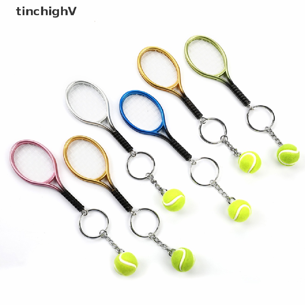 Móc Khóa Hình Vợt Tennis Mini Dễ Thương