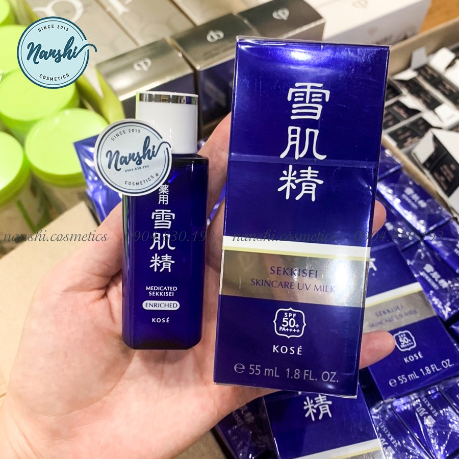 Kem Chống Nắng Kose Sekkisei Skincare UV Milk 55ml