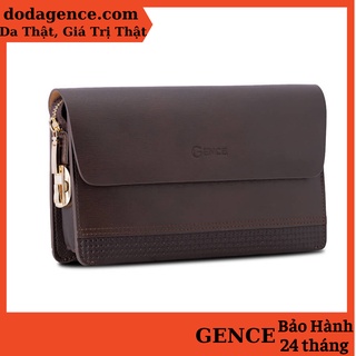 Ví cầm tay Nam cao cấp, Clutch nam kiểu dáng sang trọng khóa số da bò Epi RB01 Gence