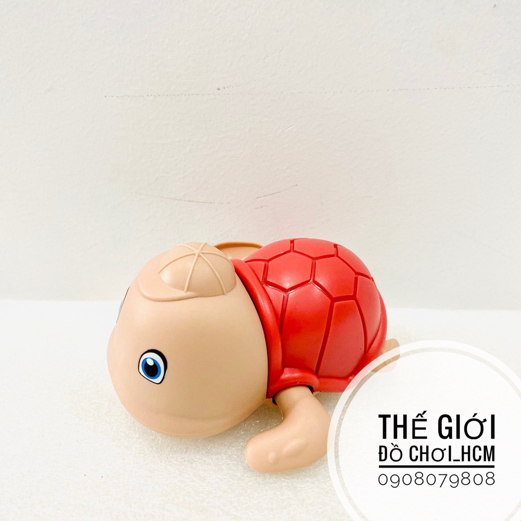 [HÌNH THẬT] Đồ chơi rùa thả hồ nước chạy bằng cót cho bé khám phá chơi trong bể bơi, nhà tắm, hồ nước, bơi lội