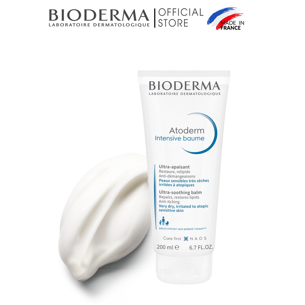 Kem dưỡng ẩm chuyên sâu cho da rất khô Bioderma Atoderm Intensive Baume - 200ml