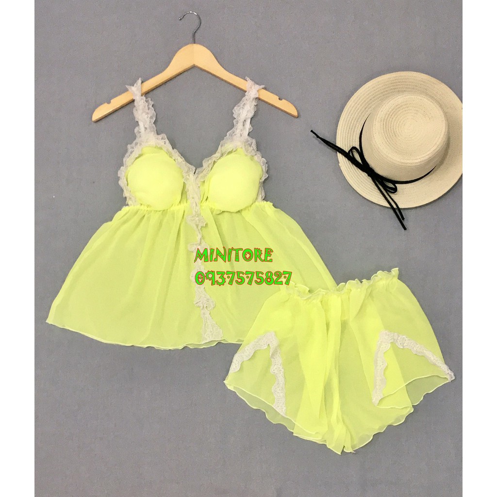 [SIZE 60-90KG] BỘ VOAN DỄ THƯƠNG BIGSIZE CÓ MÚT PHỐI REN GIỮA, VOAN MỊN MÁT MỎNG GỢI CẢM - Bigsize ren giữa | BigBuy360 - bigbuy360.vn