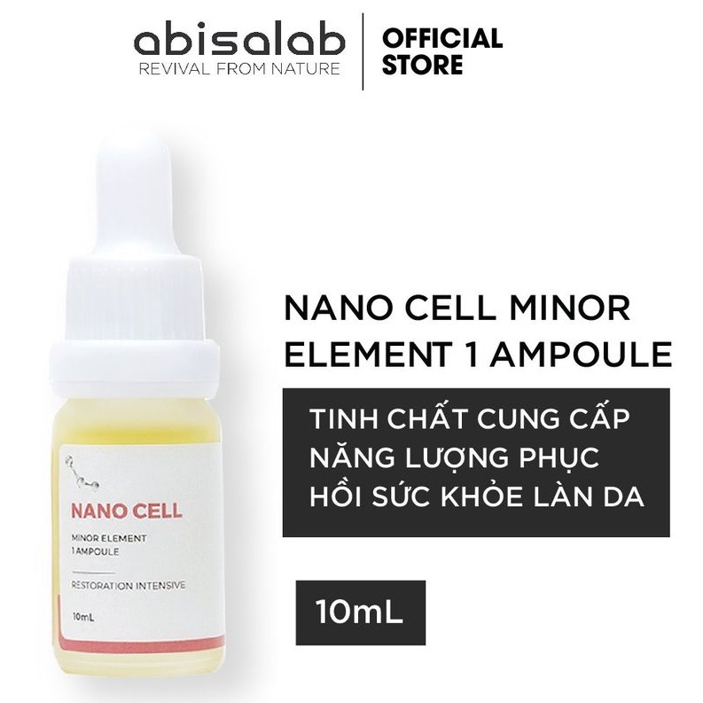 Tinh Chất Huyết Thanh Phục Hồi Da Nano Cell Abisalab 10ml