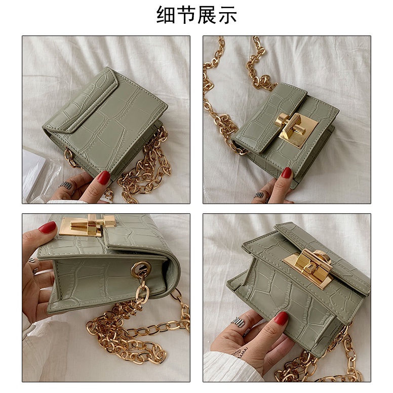 [Giảm giá thần tốc] Women's mini bag 2019 new Korean version of the summer ocean shoulder bag wild fashion Messenger Wal