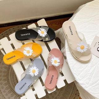 DÉP LÊ QUAI CHÉO QUAI MEKA  THỜI TRANG HOA CÚC