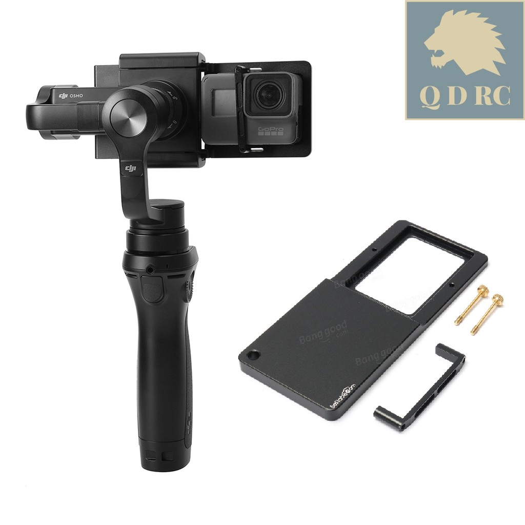 Handheld Gimbal GP H4 Bluetooth Tay cầm chống rung 3 trục điện thoại + Adapter Gimbal Gắn Gopro Xiaomi Action Camera