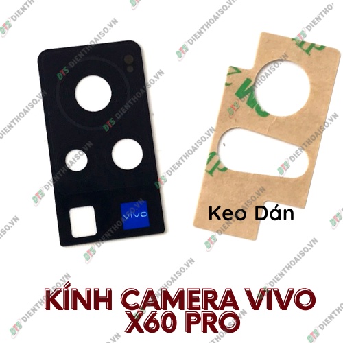 Kính camera vivo x60 pro kèm keo dán