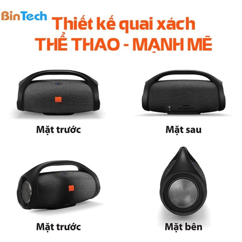 Loa bluetooth BOOMBOX công suất 30W bass căng,loa nghe nhạc bluetooth xách tay, cao cấp, chống nước - BINTECH