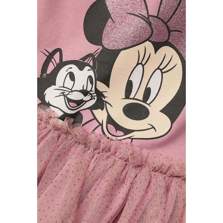 Váy xòe tutu hồng minnie HM H&amp;M sz 8-10y_hàng chính hãng authentic