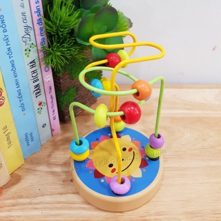 Đồ Chơi Luồn Hạt Gỗ ( Size nhỡ ), Đồ Chơi Giáo Dục